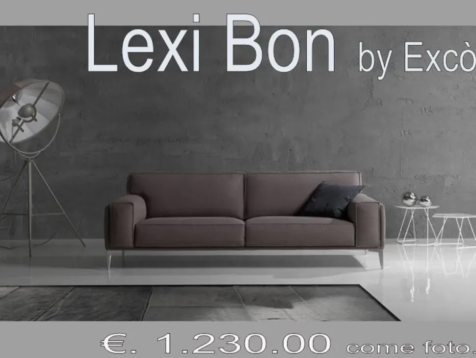 Divano con penisola Lexi bon Excò con forte sconto