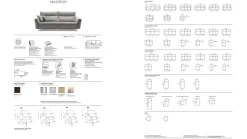 Divano Con penisola Madrid * Rosini a 3303 Euro