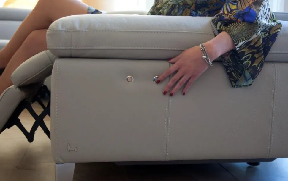 Divano con penisola Megan Nicoletti home a PREZZO OUTLET