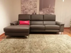 Divano con penisola Modello como Tancredi in Offerta Outlet