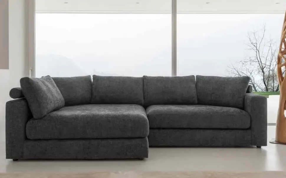 Divano con penisola modello Divano maxi penisola anti macchia di Md work in offerta