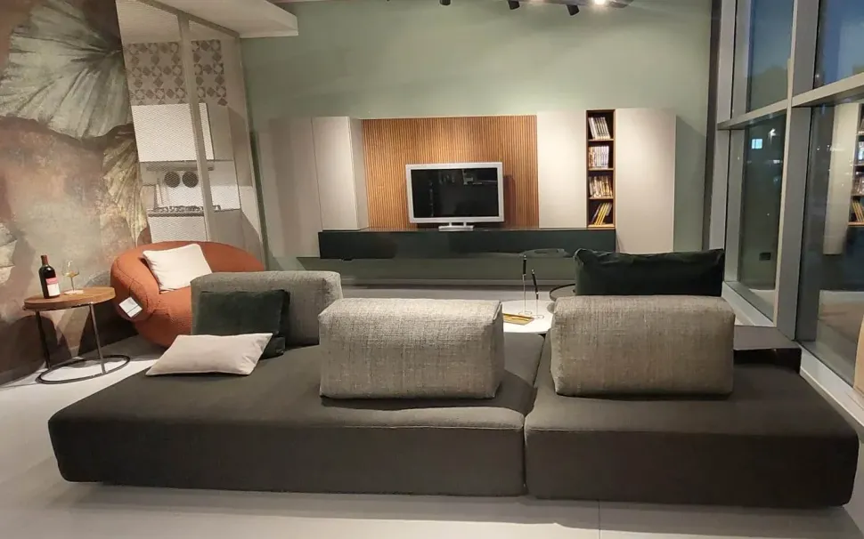 Divano Con penisola modello Sanders di Ditre italia a prezzi convenienti