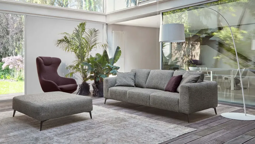 Divano Con penisola modello Liverpool di Rosini con forte sconto