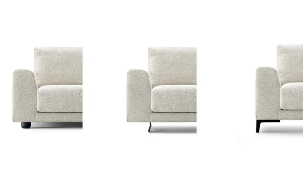 Divano Con penisola modello Norman di Doimo salotti a prezzi outlet