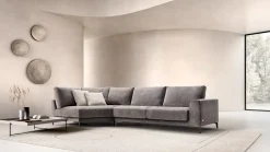 Divano Con penisola modello Norman di Doimo salotti a prezzi outlet