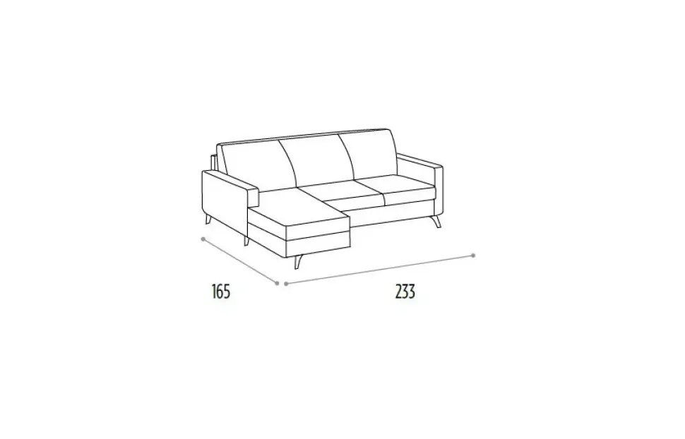 Divano con penisola modello Divano penisola reversibile tessuto anti macchia di Md work in offerta