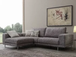 Divano con penisola Nede di Crippa salotti a prezzo scontato