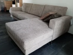 Divano con penisola Nevada Morbidline salotti in Tessuto a 1800€