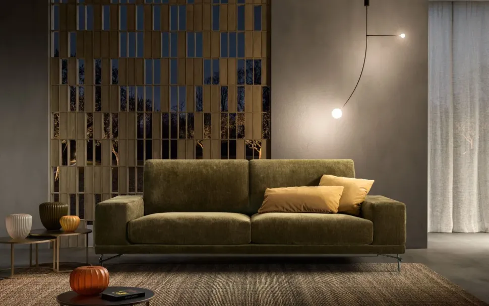 Divano con penisola Platz Rizzetto in Offerta Outlet