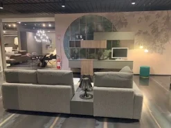 Divano con penisola Samoa Deep real PREZZI OUTLET sconto 40%