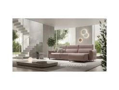 Divano con penisola Samuel Doimo salotti a PREZZO OUTLET scontato del 35%