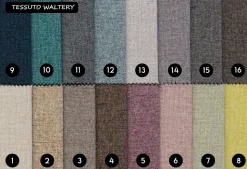 Divano con penisola Shine Samoa in Tessuto a 2590€