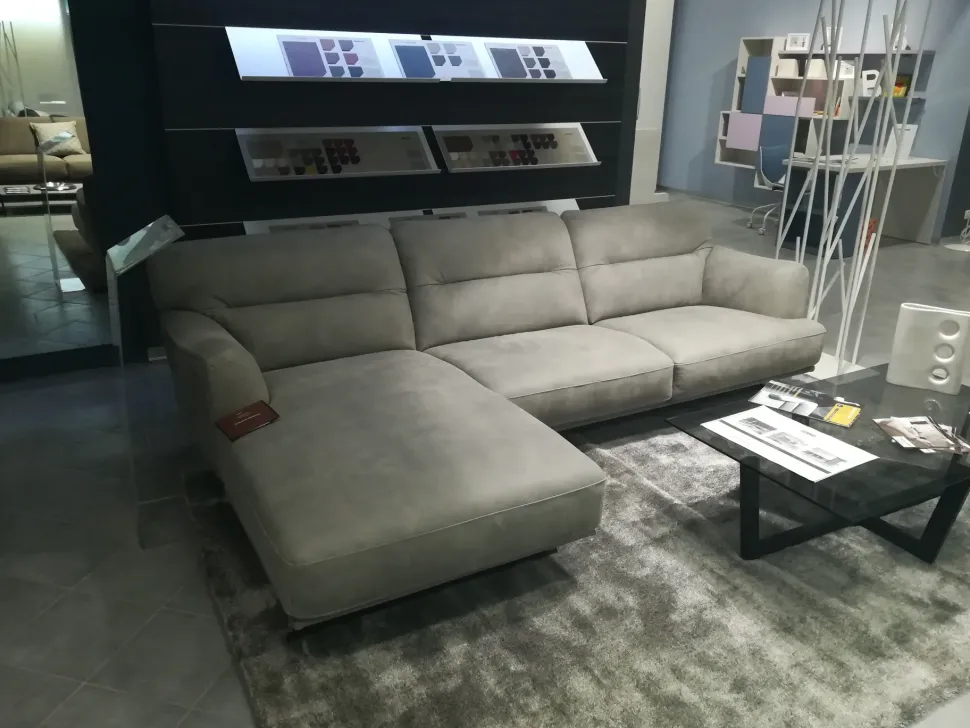 Divano con penisola Sly Doimo salotti con sconto 30%