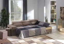 Divano con penisola Sofia Artigianale in Offerta Outlet