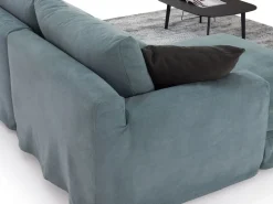 Divano Con penisola Strip outlet Diotti.com in Offerta Outlet a 1890€