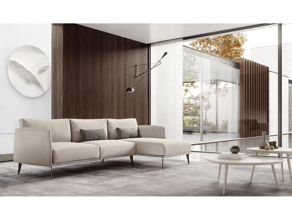 Divano Con penisola Stuart * di Doimo salotti a prezzo ribassato