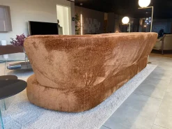 Divano Con penisola tessuto modello Londy di Lago