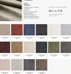 Divano Con penisola Tokyo Rosini in Offerta Outlet a 3795 Euro