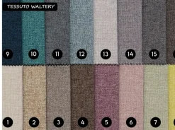 Divano con penisola Upper twist Samoa in Offerta Outlet