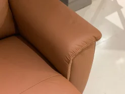 Divano con penisola Washington Nicoletti home in Pelle a 3863€
