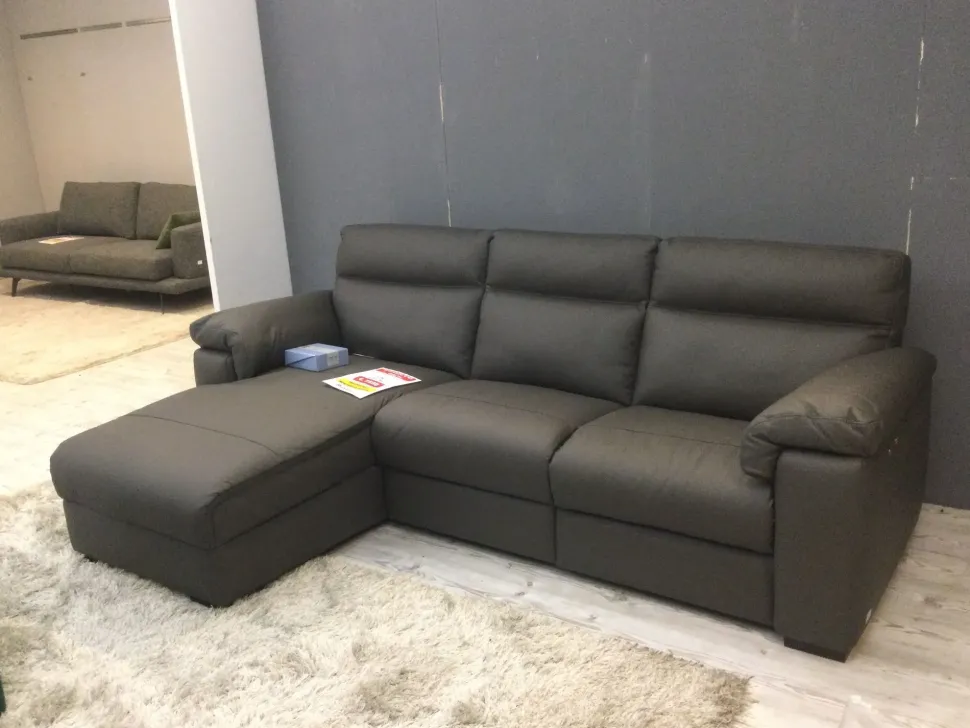 Divano con penisola William Doimo salotti a prezzi outlet