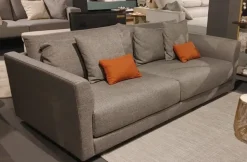 Divano cox by domingo salotti tessuto in misto piuma  Artigianale a prezzo Outlet