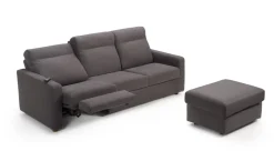 Divano da 3 posti modello Divano mod.denise con meccanismo-relax elettrico in promo-sconto del 50% di Excò scontato