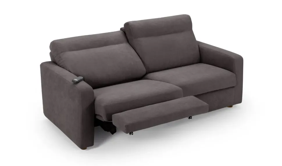 Divano da 3 posti modello Divano mod.denise con meccanismo-relax elettrico in promo-sconto del 50% di Excò scontato