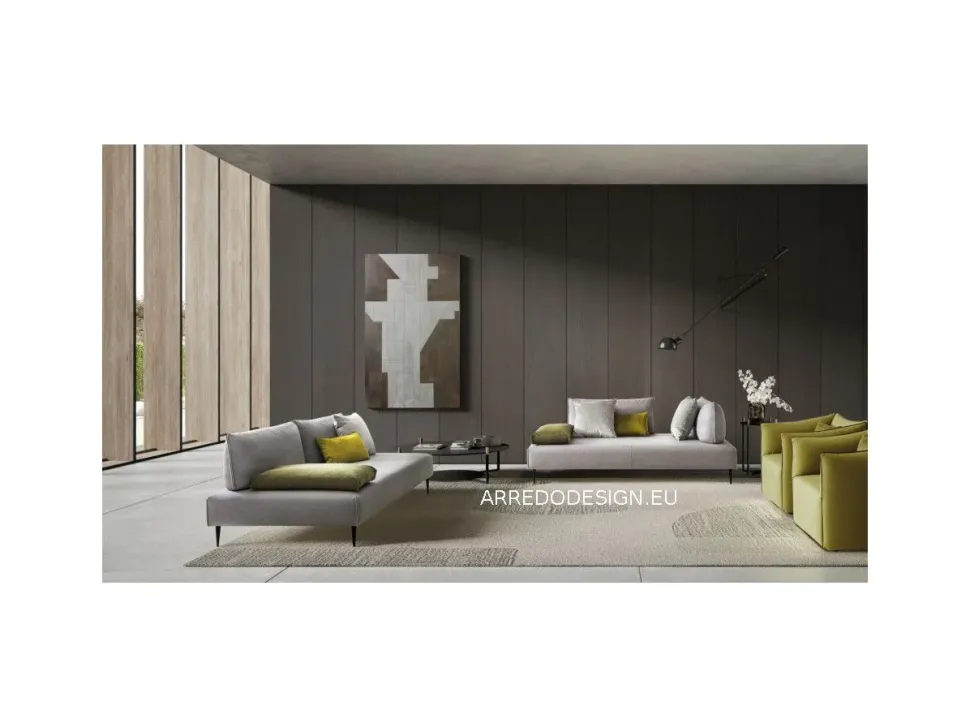 Divano da 2 posti modello Bacio di Le comfort scontato