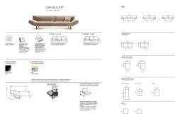 Divano da 3 posti modello Gauguin di Rosini scontato