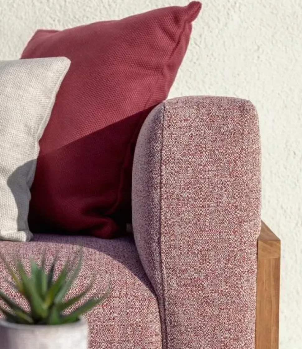 Divano da giardino Talenti outdoor Cleo teak sofa cm 230 ecru' A PREZZI OUTLET