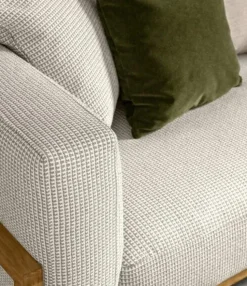 Divano da giardino Talenti outdoor Cleo teak sofa cm 230 ecru' A PREZZI OUTLET