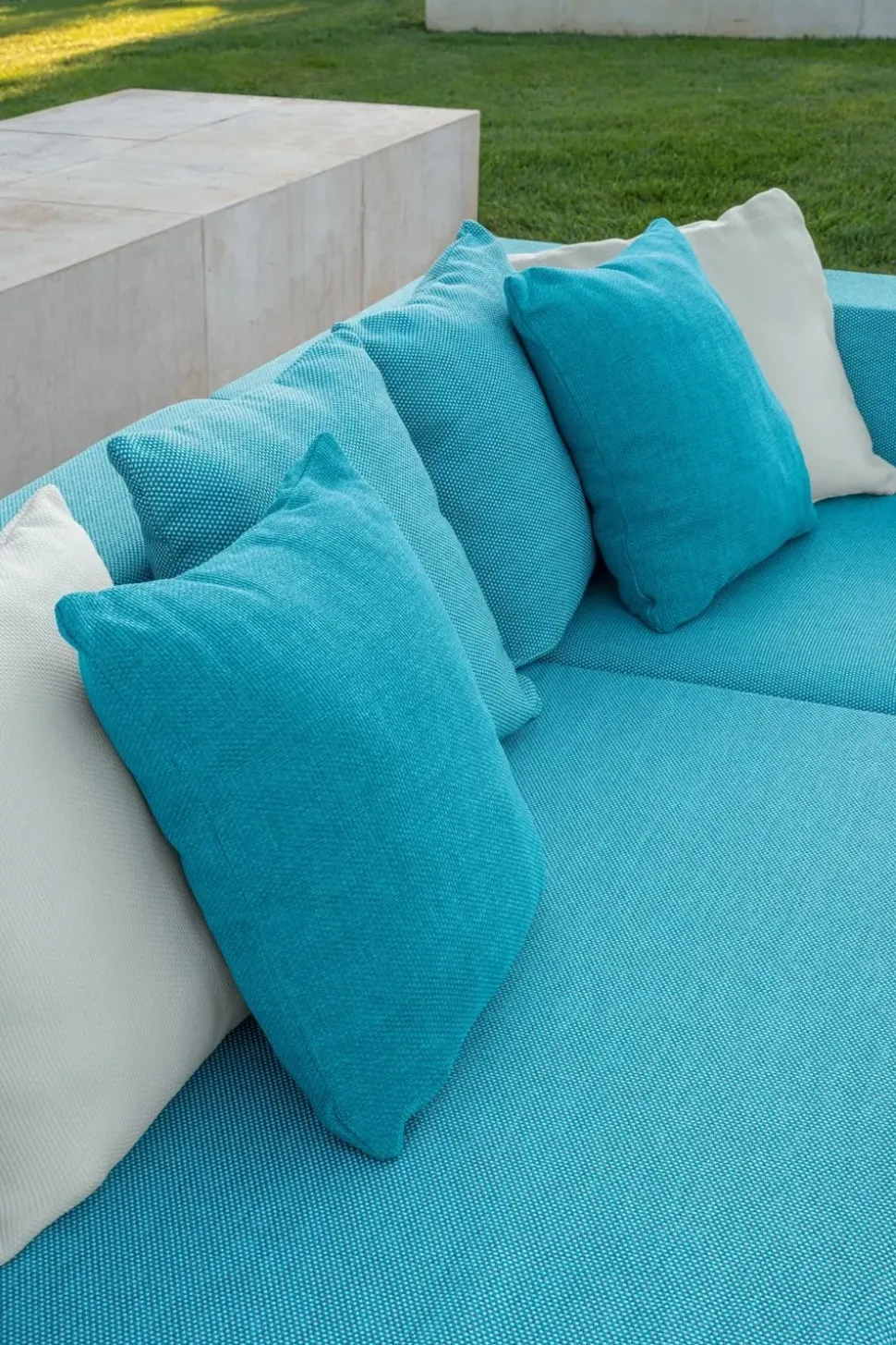 Divano da giardino Talenti outdoor Cleo teak sofa cm 230 ecru' A PREZZI OUTLET