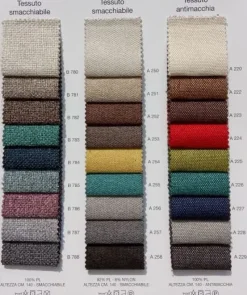 Divano Dakar in Tessuto sfoderabile  di Salvetti scontato 40%