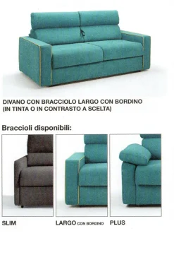 Divano Dakar in Tessuto sfoderabile  di Salvetti scontato 40%