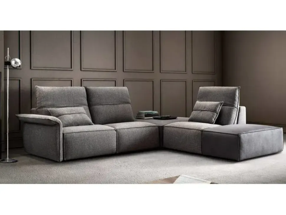 Divano Deep vibe tessuto in poliuretano Samoa a prezzo scontato