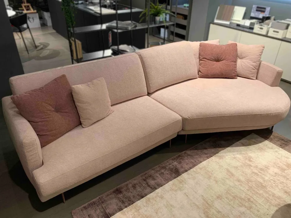 Divano Denver in Tessuto sfoderabile di Rizzetto scontato 30%