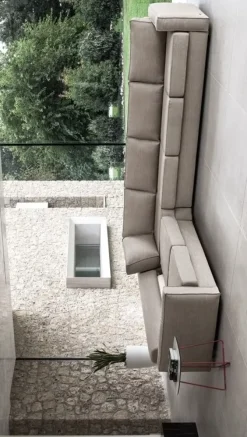 DIVANO DESIGN MAXI ANGLARE CON LETTO O SENZA