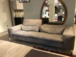 Divano design pelle Rigoletto di Cierre imbottiti con sconto del - 50%