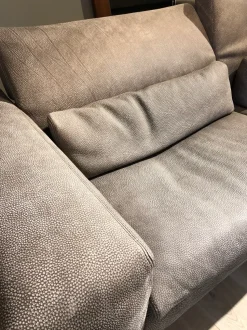 Divano design pelle Rigoletto di Cierre imbottiti con sconto del - 50%