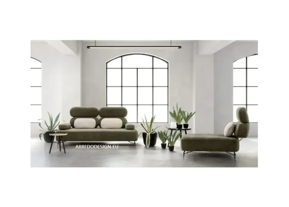 Divano design tessuto Avalon di Samoa con sconto del - 35%