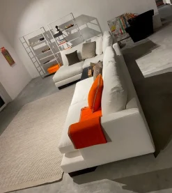 Divano Dhome Simposio divano ad angolo con chaise longue PREZZI OUTLET sconto 25%