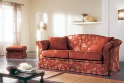 Divano Divano a 3 posti mod.greta rivestito in tessuto operato in promo-sconto del 40% Pandolfi: con uno SCONTO ESCLUSIVO del 40%