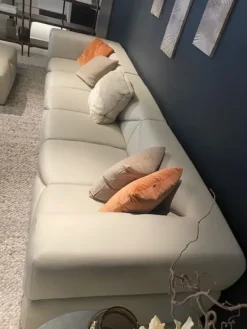 Divano Divano completo luxury italian pelle di Md work in stile design in Offerta Outlet