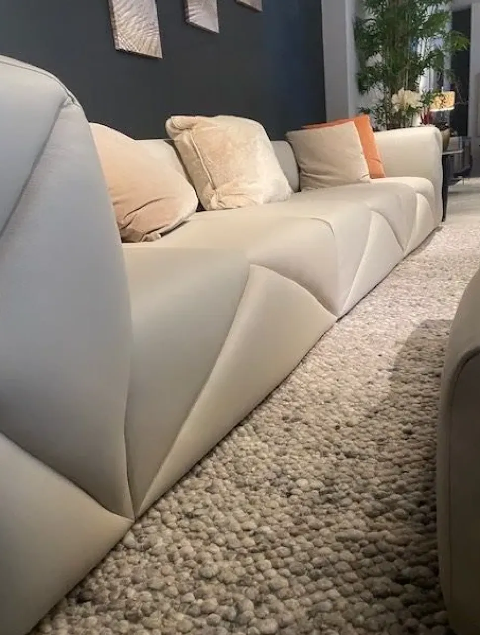 Divano Divano completo luxury italian pelle di Md work in stile design in Offerta Outlet