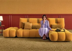 Divano Divano componibile shinobi aerre in Tessuto Aerre italia a prezzo ribassato