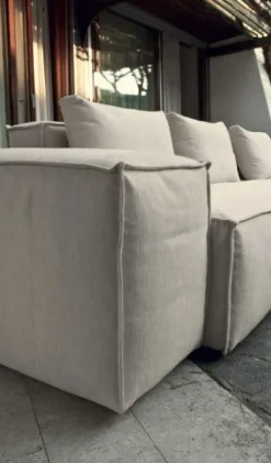 Divano Divano componibile piuma vari tessuti Md work: SCONTO ESCLUSIVO