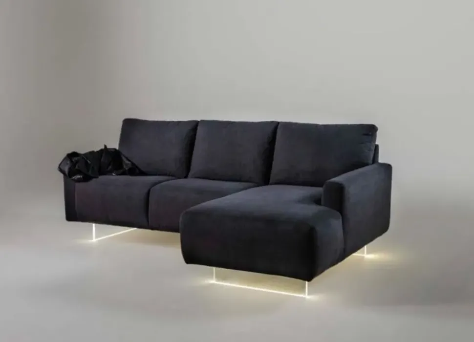 Divano Divano con led piuma in Tessuto sfoderabile di Md work scontato 44%