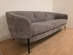 Divano Divano fisso 3 posti pelle vintage  pelle in poliuretano  Artigianale a prezzo scontato