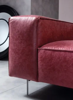 Divano Divano in pelle e memory  firenze Md work a prezzo scontato